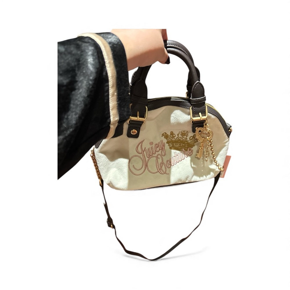 Juicy Couture Black and Cream Satchel - Picture 3 of 5